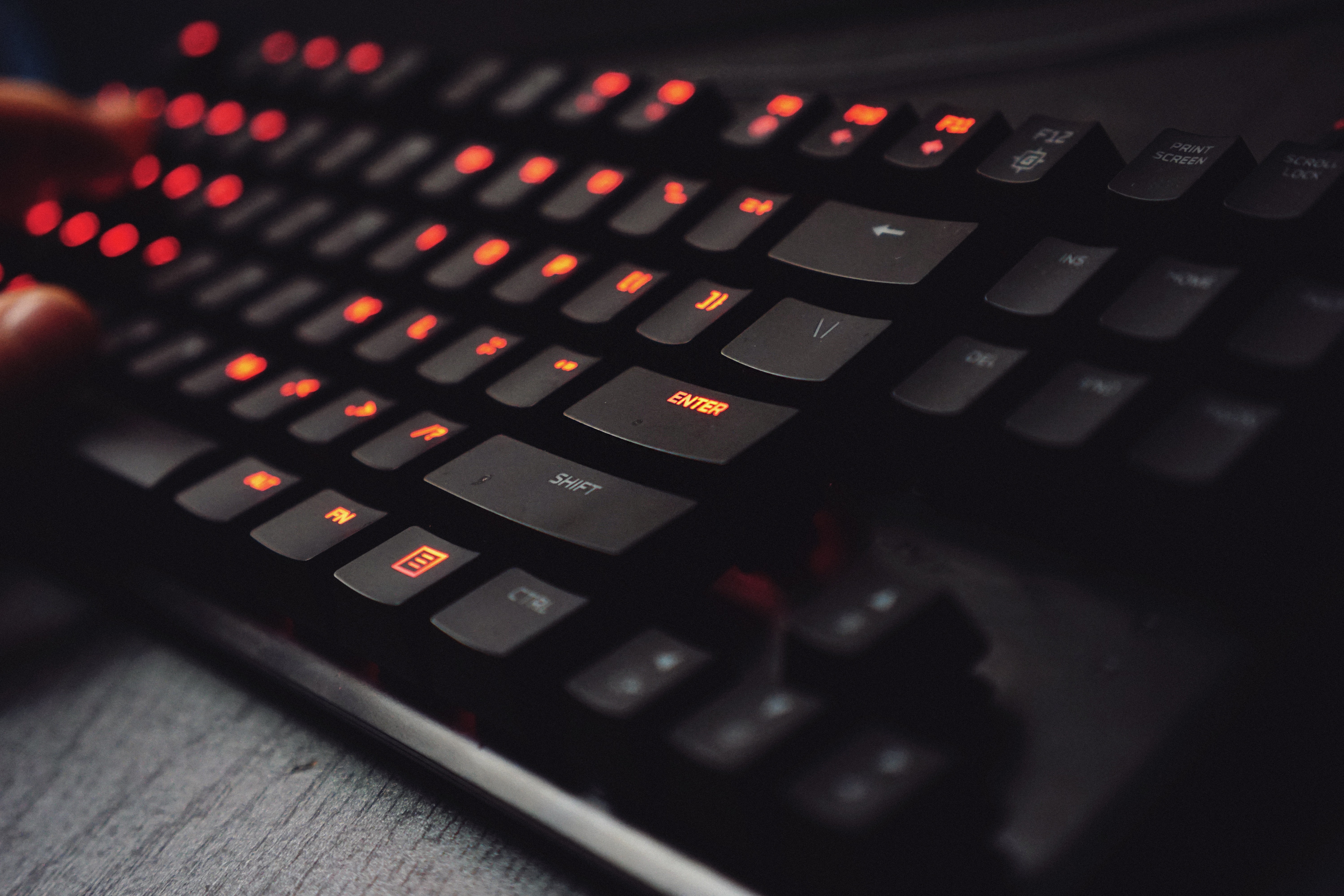 vitesse de frappe avec clavier dactylographie