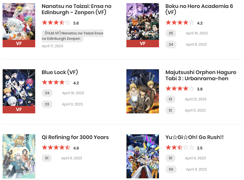 voiranime plateforme streaming de Mnaga